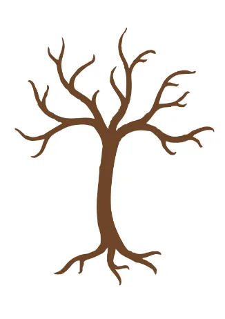 arbre à empreinte à imprimer gratuit
