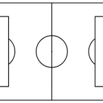 Terrain de foot vierge à imprimer - Feuilles et dessins à télécharger