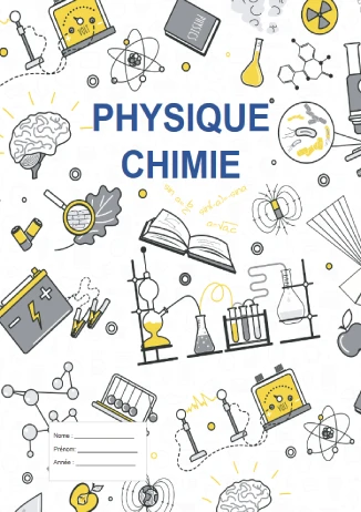 Pages De Garde Physique Chimie Pour Cahiers 2025 
