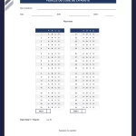 Feuille de code de la route vierge – PDF gratuit à imprimer