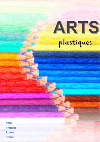 Pages De Garde ARTS PLASTIQUES Pour Cahiers 2025 