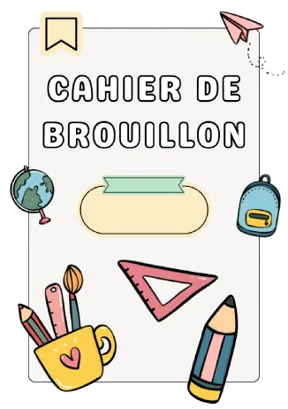 Page De Garde Cahier De Brouillon En 2023 Cahier De Brouillon Pages Page De Garde Cahier De Brouillon En 2023 Cahier De Brouillon Pages