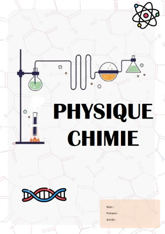 Pages De Garde Physique Chimie Pour Cahiers 2025 