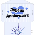 Enveloppes d'anniversaire à imprimer - Modèles gratuits en PDF